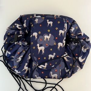 Llama print cosmetics travel bag NEW